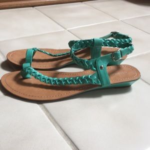 Teal Sandals